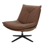 KUKA Fabric Swivel Lounge Chair – Modern Comfort & Timeless Style